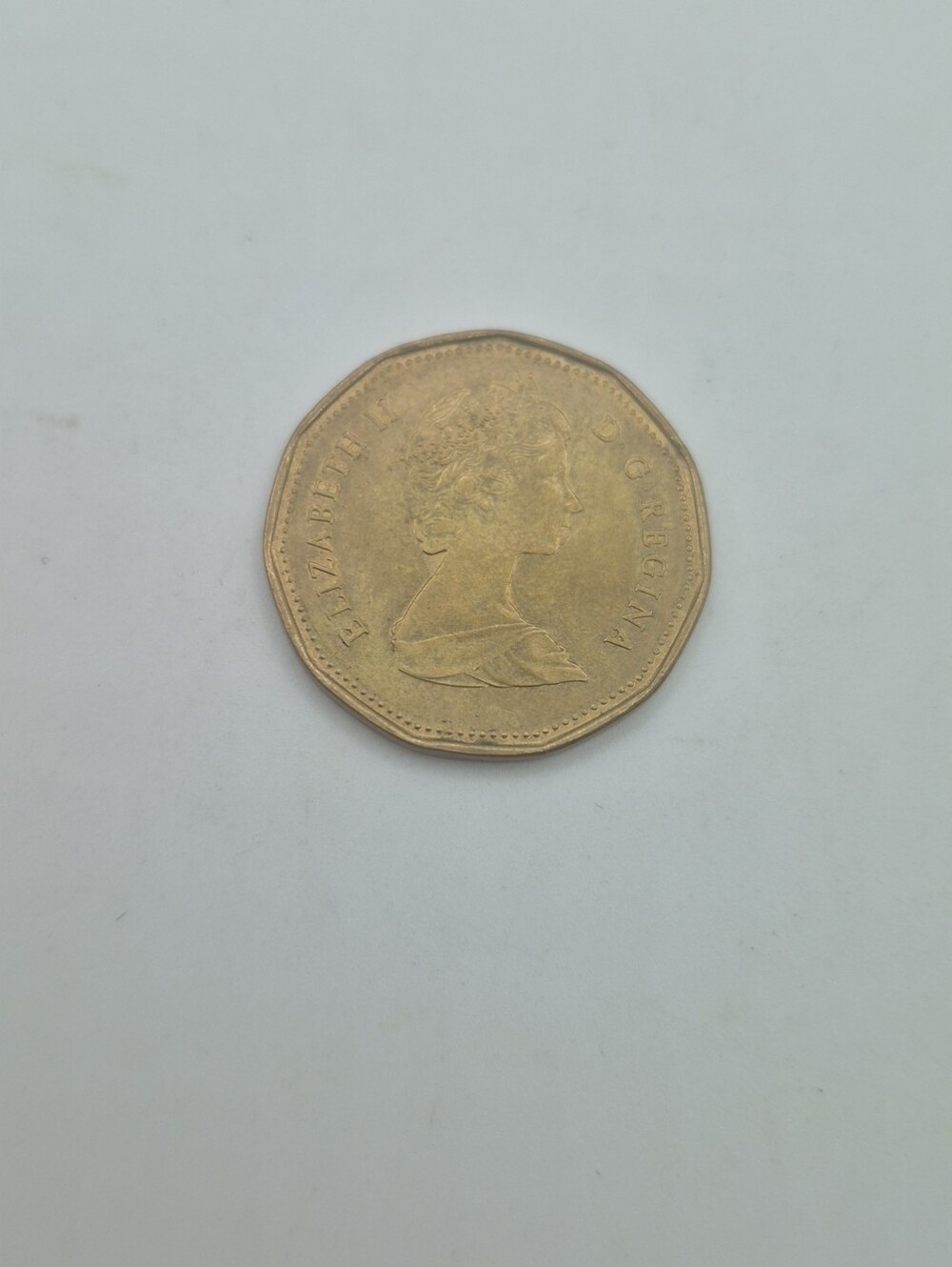 1 Dollar Coin 1989 Elizabeth II 2nd Portrait Bronze Plated Nickel Canada